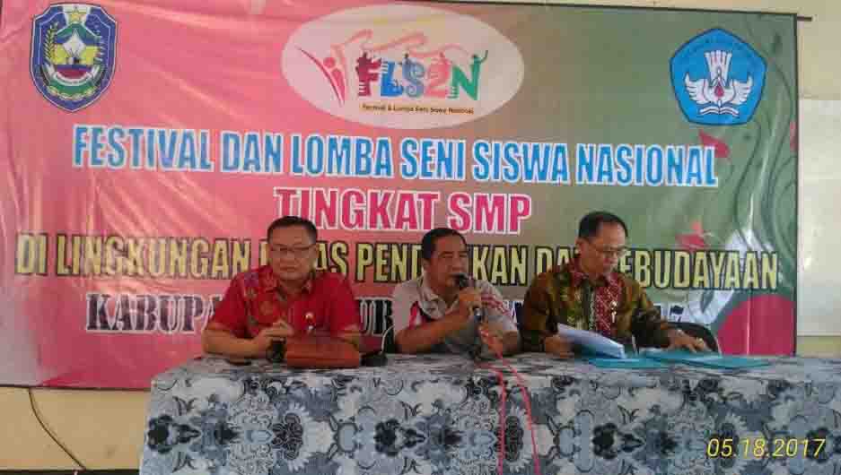 Festival Lomba Seni Siswa Nasional (FLS2N)SMP 2017